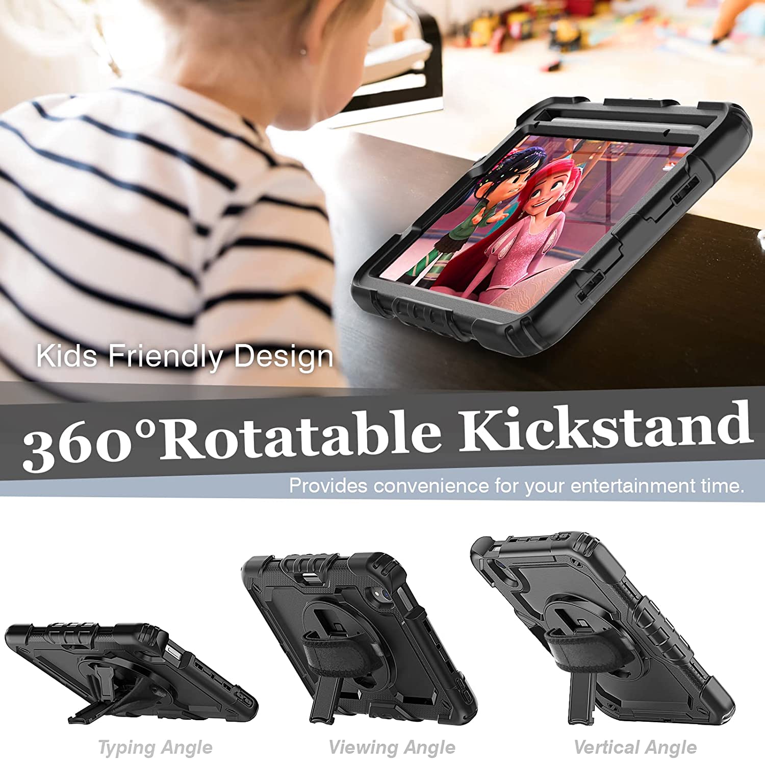 Étui robuste Defender avec sangle pour iPad 10 (10e génération) / iPad 11 (11e génération) Étui robuste Defender avec sangle pour iPad 10 (10e génération) / iPad 11 (11e génération)